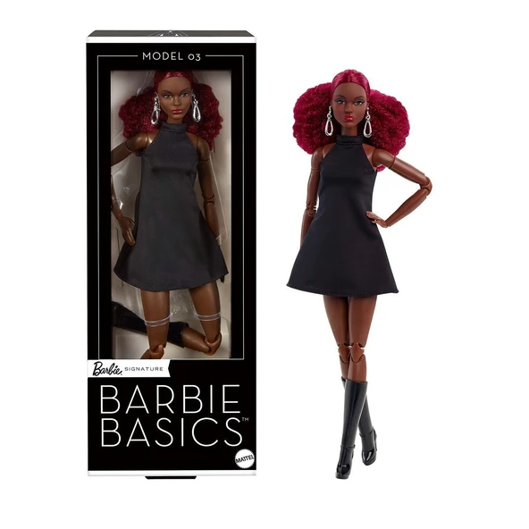 OMZ JBH75 Barbie Basics İkonik Koleksiyon Bebekler - Kumral Kız Erkek Çocuk Oyuncak Eğitici Oyuncaklar ürün görseli 1