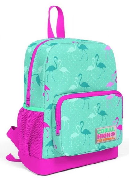 Coral High Flamingo Baskılı Anaokul ve İlkokul 1.Sınıf Okul Çantası ürün görseli 1