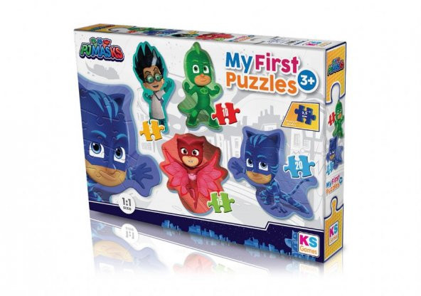 KS Games Pijamaskeliler İlk Puzzle Seti - 3+ ürün görseli 1