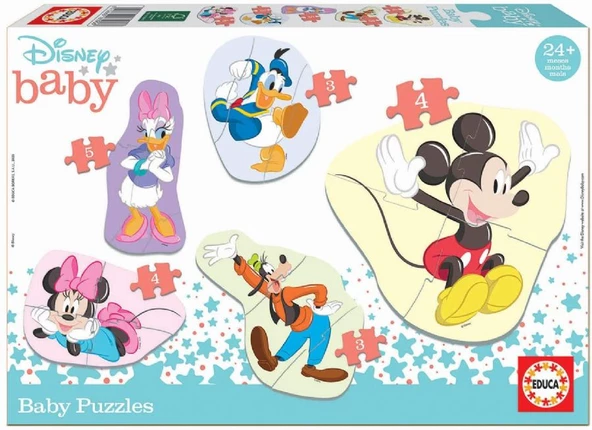 Educa Baby Mickey ve Arkadaşları Eğitici Yapboz - 24 Ay Üzeri ürün görseli 1