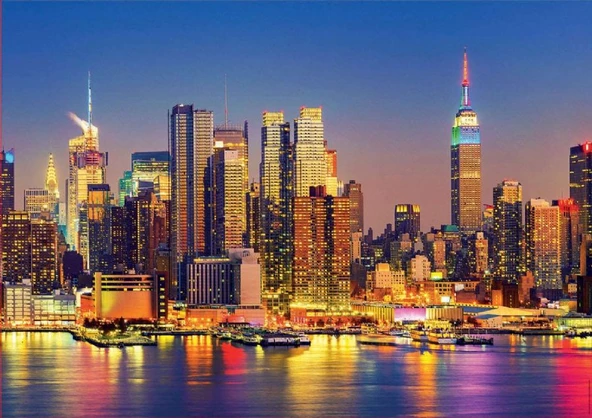 Educa 1500 Parça Manhattan'da Gece Puzzle - Resim 2