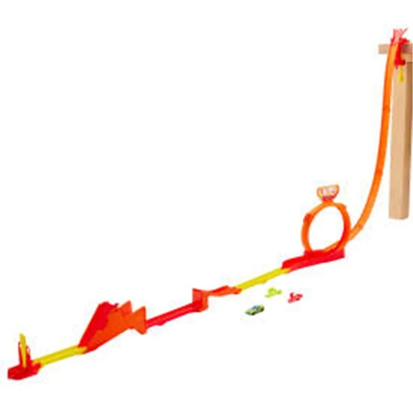 OMZ JCX69 Hot Wheels Hot Ones Süper Zıplayış Pistini Kız Erkek Çocuk Oyuncak Eğitici Oyuncaklar ürün görseli 1