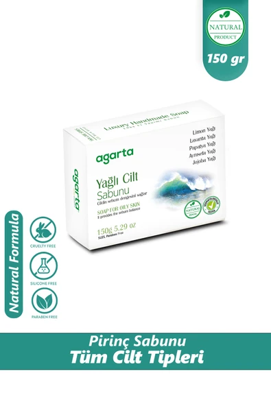 Agarta Yağlı Ciltler Sabunu Doğal 150 gr ürün görseli 1
