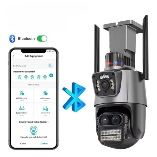 3 Lens Wi-Fi Güvenlik Kamerası ürün görseli 1