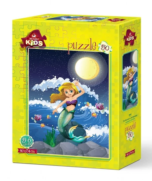Art Puzzle 50 Parça Ayışığında Denizkızı Puzzle ürün görseli 1