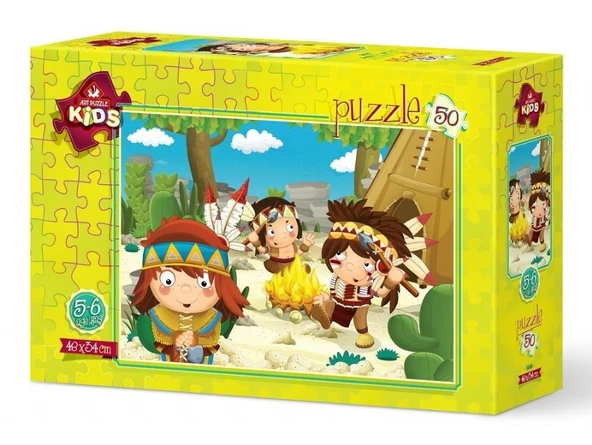 Art Puzzle Kızılderili Minikler 50 Parça Yapboz ürün görseli 1