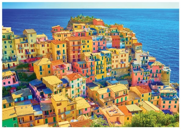 Olimpia 1000 Parça Cinque Terre Ulusal Parkı (İtalya) Puzzle ürün görseli 1