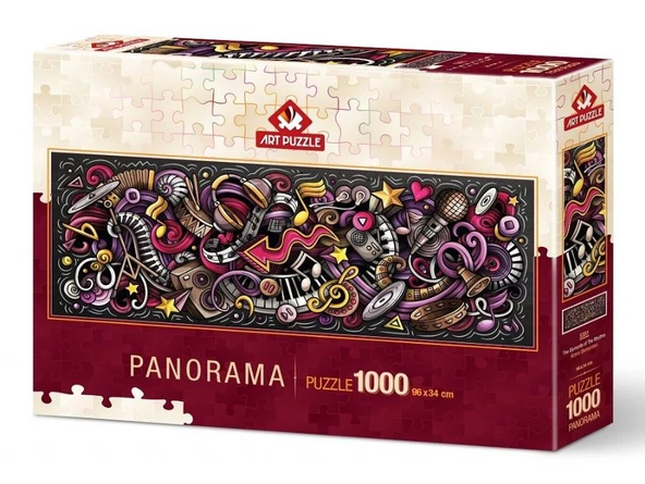 Art Puzzle Ritmin Elementleri 1000 Parça Panorama Puzzle ürün görseli 1