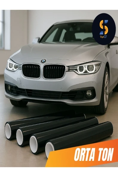 SİYACF 152 CM X 6 METRE ORTA TON SİYAH CAM FİLMİ ürün görseli 1