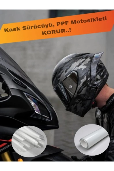 SİYACF MOTOSİKLETLER İÇİN ULTRA PPF KORUMA ZIRH.. 75 CM X 10 METRE ürün görseli 1