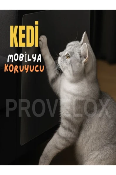 Provelox KEDİ MOBİLYA TIRMALAMA ÖNLEYİCİ FOLYO 45 CM X 10 METRE ürün görseli 1