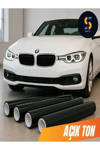 SİYACF 50 CM X 6 METRE AÇIK TON SİYAH ARAÇ CAM FİLMİ ürün görseli 1