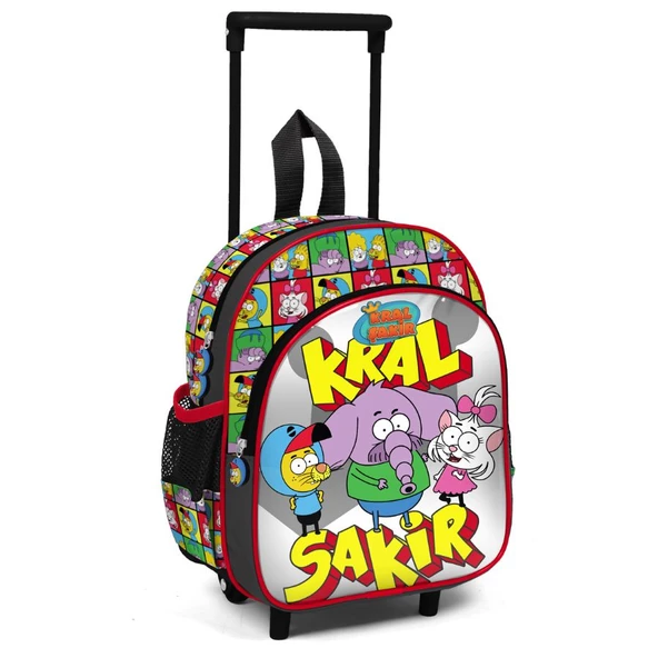 Kral Şakir Erkek Çocuk Çekçekli Anaokulu Çantası ürün görseli 1