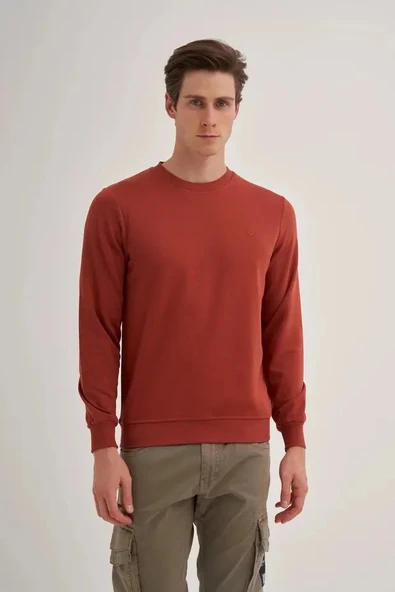 Cazador Slim Fit Mevsimlik 3 İplik Pamuk Karışımlı Sweatshirt-56100 ürün görseli 1
