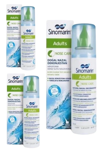 Sinomarin Adults Burun Spreyi 125 Ml 3'Lü PAKET (SKT:03/2027) ürün görseli 1