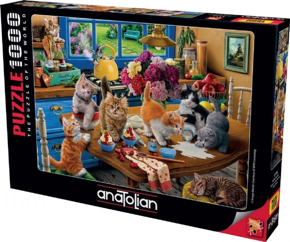 Anatolian 1000 Parça Mutfak Kedileri Puzzle ürün görseli 1