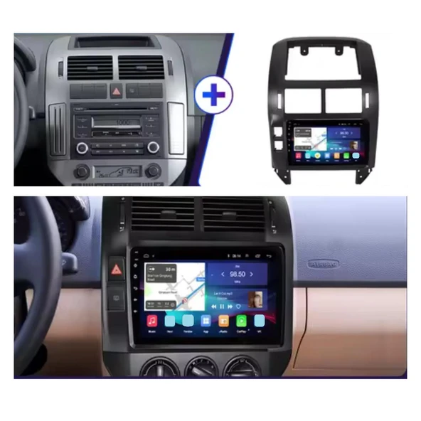 Volkswagen Polo Android Multimedya Sistemi 4-64 Cadence (2005-2009) ürün görseli 1