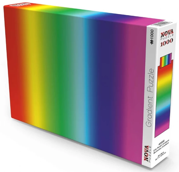 Nova Puzzle 1000 Parça Çok Renkli Gradyan Puzzle - Resim 2