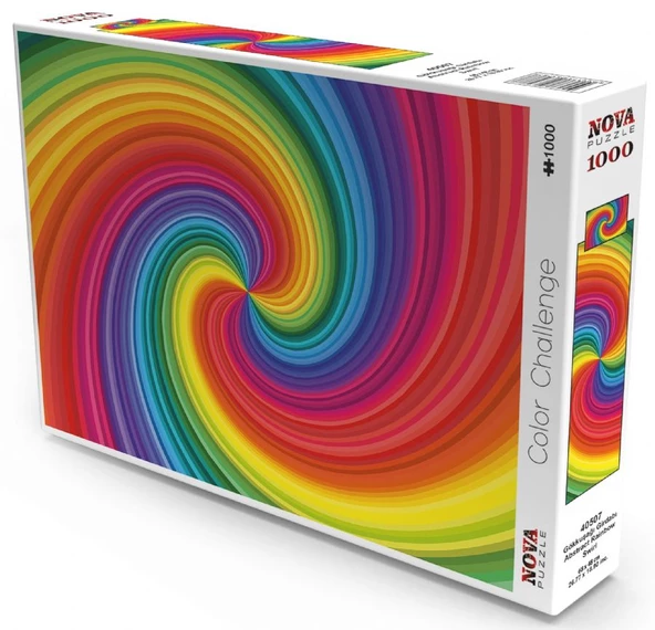 Nova Puzzle 1000 Parça Gökkuşağı Girdabı Spiral Puzzle ürün görseli 1