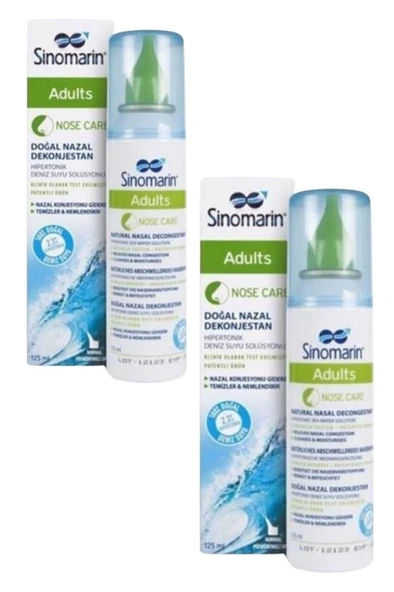 Sinomarin Adults Burun Spreyi 125 Ml 2'Li PAKET (SKT:03/2027) ürün görseli 1