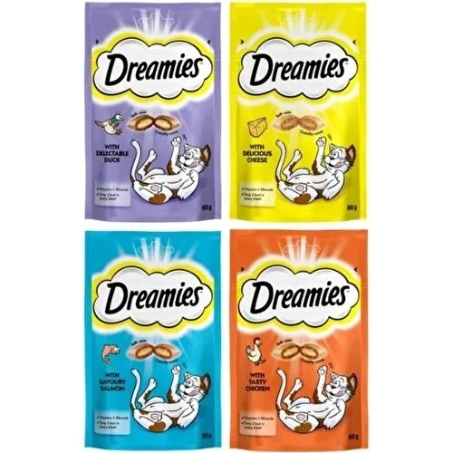 Dreamies Süper Karışık Kedi Ödülü 12 Paket ürün görseli 1