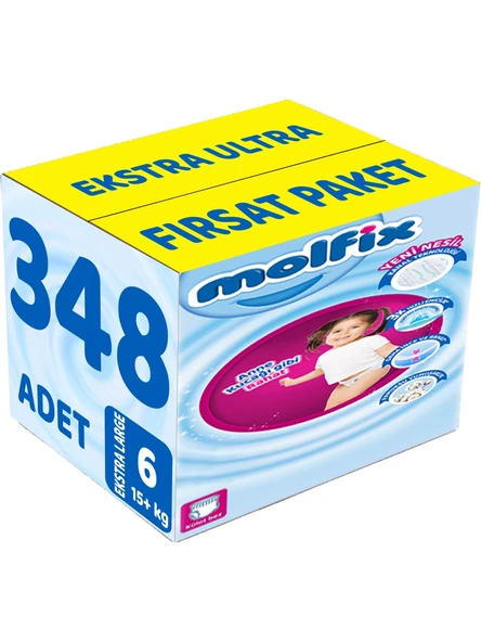 Molfix 6 Numara Extra Large 348'li Külot Bez ürün görseli 1