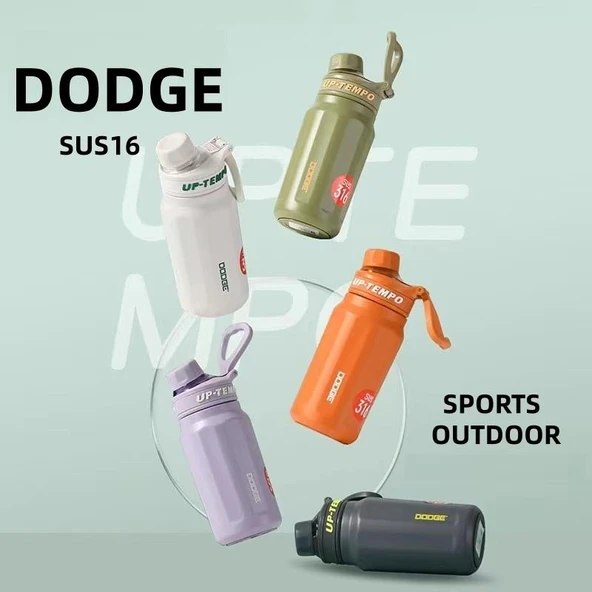 Dodge Up Tempo Çelik Termos Matara 520Ml Yeşil - Resim 6