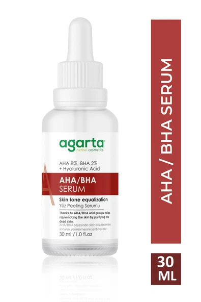 Agarta AHA & BHA Gözenek Sıkılaştırmaya ve Cilt Tonu Eşitlemeye Yardımcı Kırmızı Peeling Serum 30ML ürün görseli 1