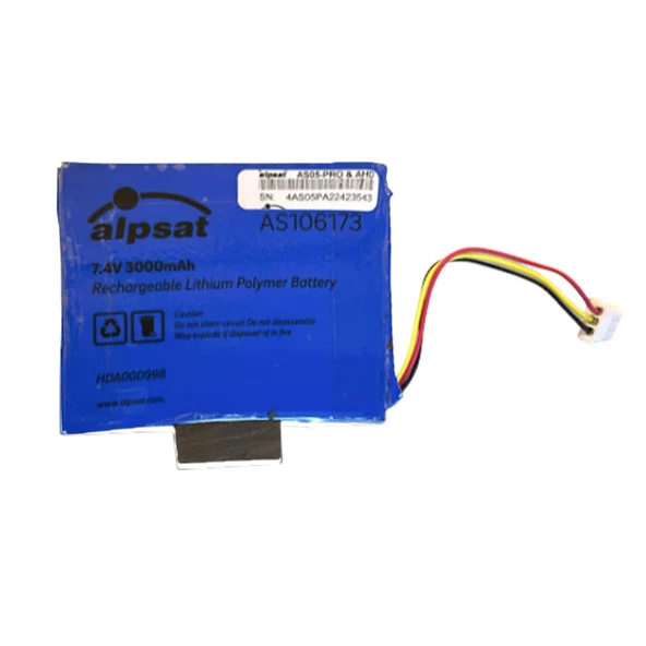 Powermaster PM-13793 Lityum Polimer 7.4 Volt 3000 Mah Uydu Bulucu Pili Batarya ürün görseli 1