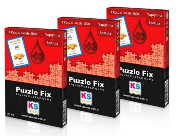 KS Games 3x1000 Parçalık Puzzle Yapıştırıcısı (Set) ürün görseli 1