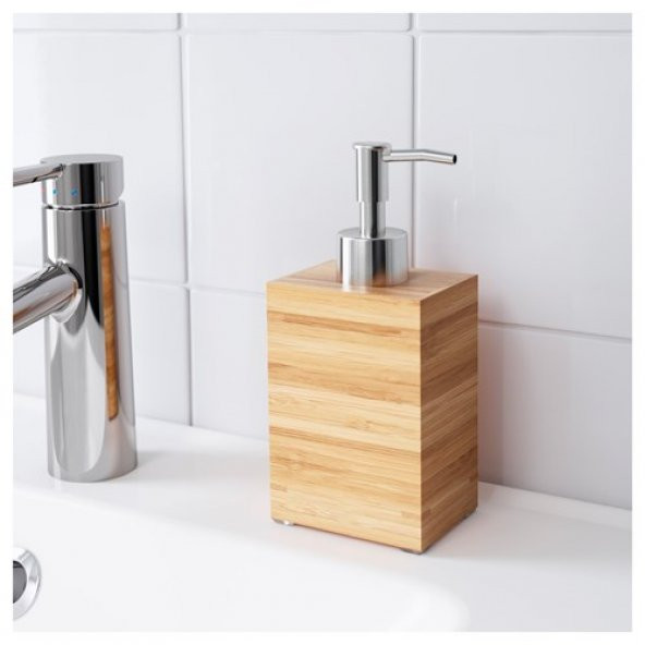 3 Parça Bambu Banyo Seti 3 IKEA Bambu Sabunluk Seti Banyo Set 3Parça - Resim 5