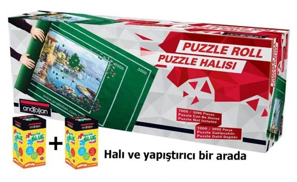 Anatolian Puzzle Halısı + 2 Adet Parlak Yapıştırıcı ürün görseli 1