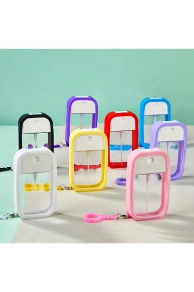 Mucit Home Silikon Kılıflı Anahtarlıklı Sprey Şişesi ürün görseli 1