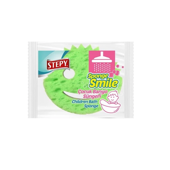 Stepy Sponge Smile Çocuk Banyo Süngeri ürün görseli 1