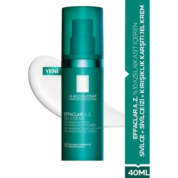 La Roche Posay Effaclar A.Z. Gel Cream 40 ml ürün görseli 1
