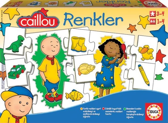 Educa Caillou Renkler Çocuk Oyunu ürün görseli 1