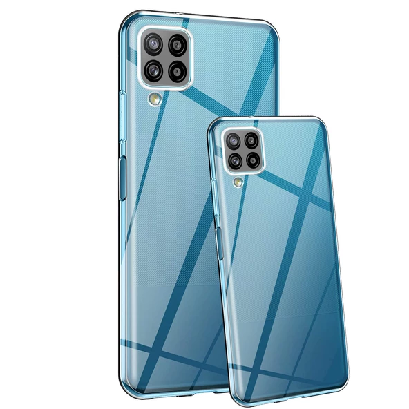 FitCase Samsung Galaxy A22 M22 M32 Kılıf Kamera Korumalı Silikon Şeffaf Arka Kapak ürün görseli 1