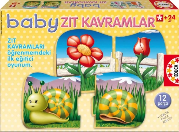 Educa Baby Zıt Kavramlar Eğitici Oyun ürün görseli 1