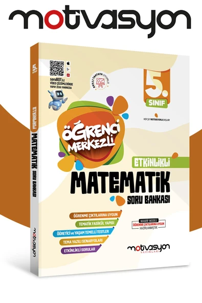 Motivasyon 5. Sınıf Matematik Etkinlikli Tematik Fasikül Soru Bankası ürün görseli 1
