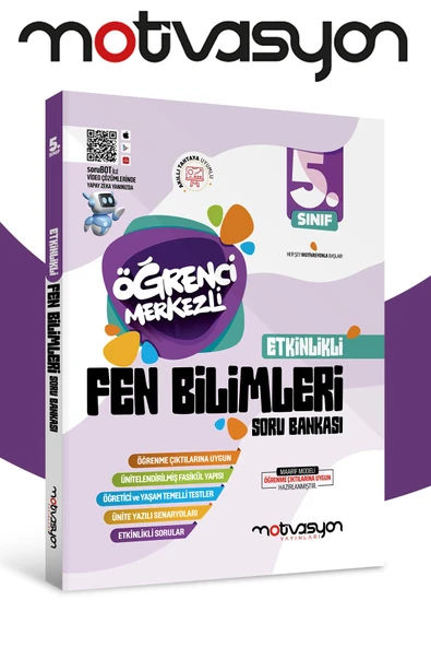 Motivasyon 5. Sınıf Fen Bilimleri Etkinlikli Tematik Fasikül Soru Bankası ürün görseli 1