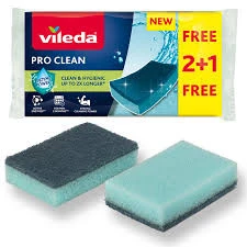 VİLEDA PRO CLEAN 2+1Lİ FREE SÜNGER DÜZ - Resim 2
