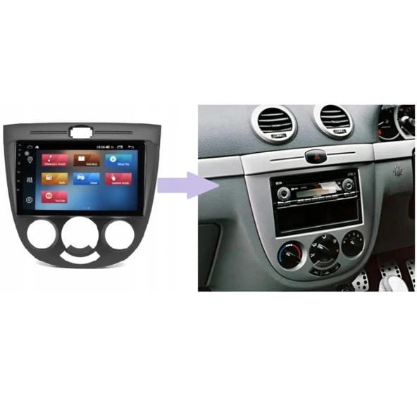 Chevrolet Lacetti Analog Klima Android Multimedya Sistemi 4-64 Cadence (2004-2008) ürün görseli 1