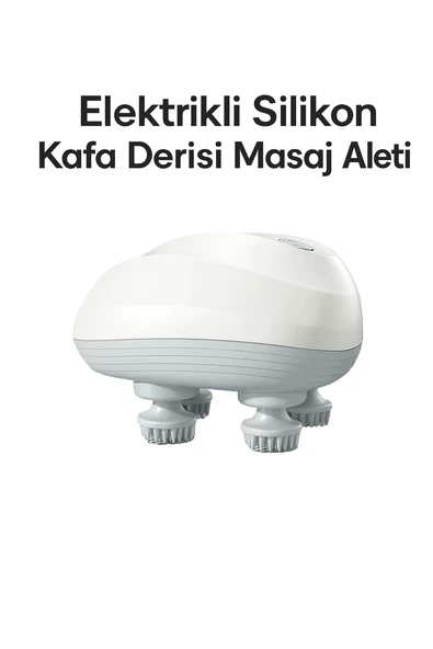 FG03 Kafa Masajı Elektrikli Silikon Kafa Derisi Masaj Aleti ürün görseli 1