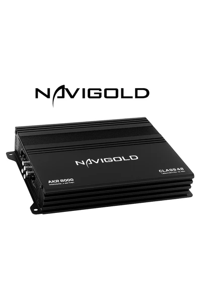 Navigold AKR-3000 4KANAL 3000WAT 4x60w RMSPROFESYONEL STEREO OTO AMFİ ANFİ ürün görseli 1