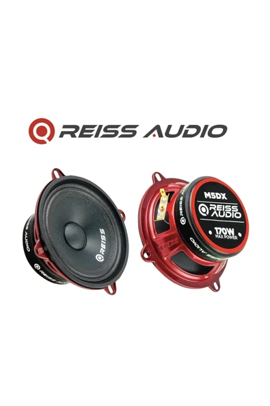 Reiss Rs-M5dx 13 cm Oto Midrange Hoparlör Deprem Serisi Çifti 340wat-120w Rms Aksar ürün görseli 1