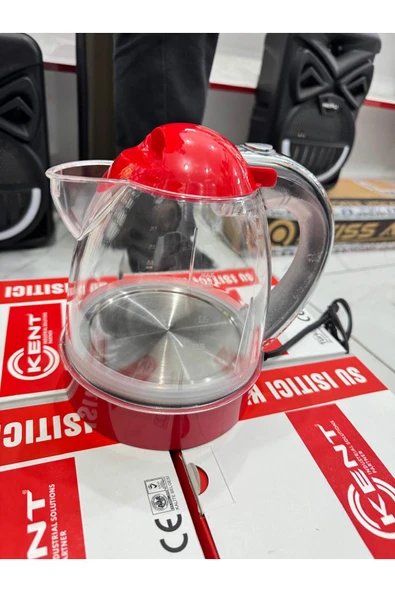 KENT 24 Volt 1litre Oto Araç Su Isıtıcısı Yeni Model Kırmızı ürün görseli 1
