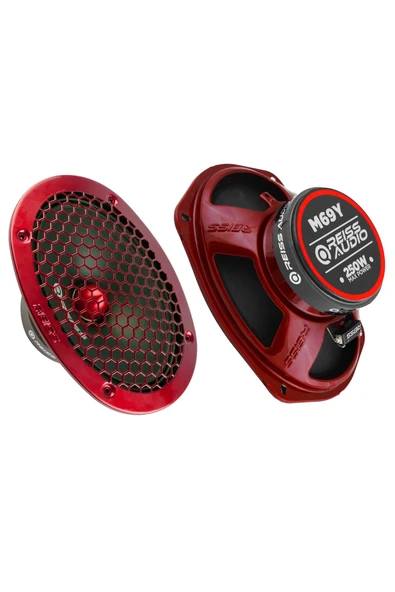 Reiss REİSS AUDİO RS-M69Y-250W MAX-100WRMS-KALİTELİ-PROFESYONEL-METAL KAPAKLI-OVAL MİDRANGE HOPARLÖR ürün görseli 1