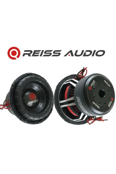 Reiss Audio Rs-VQ12 d1 6000wat 3000W Rms 30cm Spl Subwoofer Bas Çift Bobin ürün görseli 1