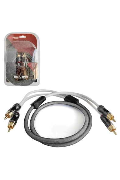 REISS AUDIO Kablo 2rca 2rca 5mt Gold Rs-gr05 ürün görseli 1