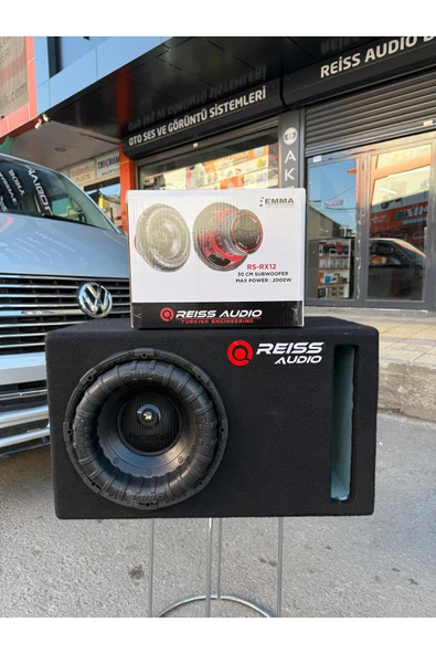 Reiss RS-RX12 d2 30CM spl Mdf kabinli subwoofer  bas 2000WAT 600RMS çift bobin AKSAR ürün görseli 1